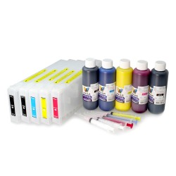 Refillable ink cartridges for Epson 7700 9700 7710 9710