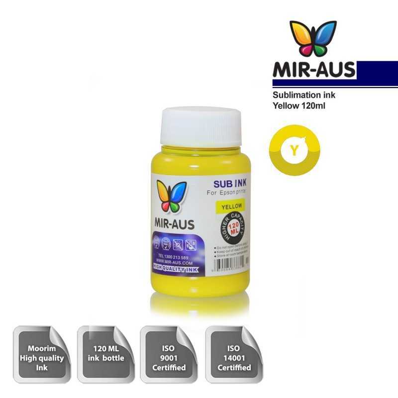 120 ml Yellow sublimation ink