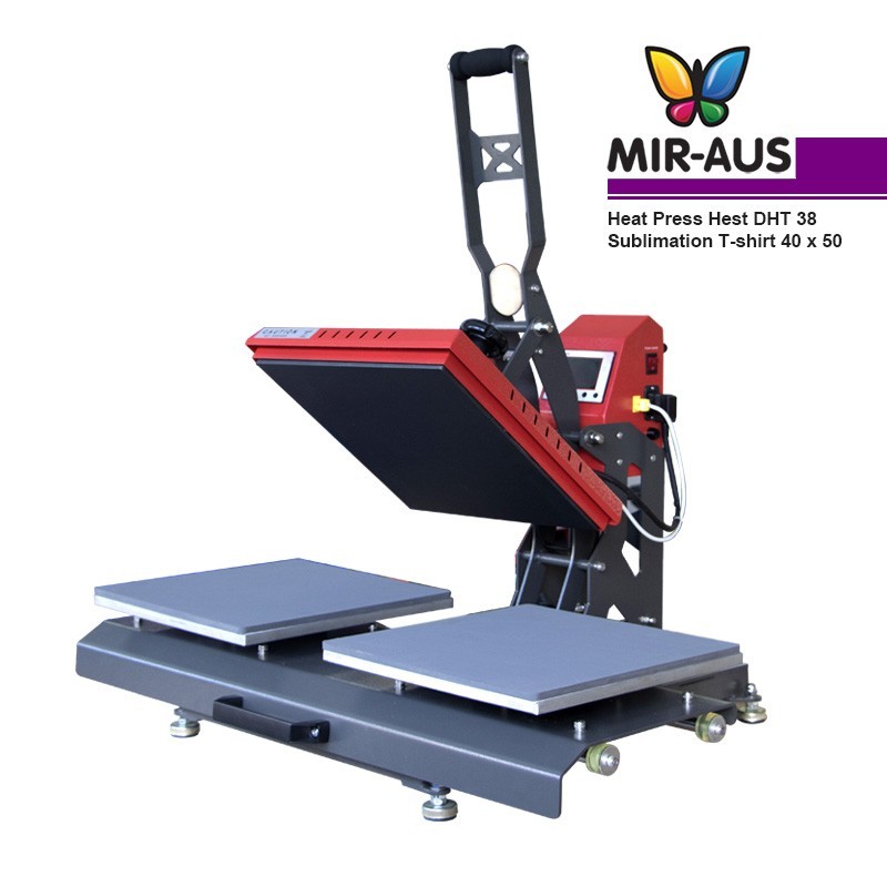 Double plate heat press Hest DHT-45 sublimation T-shirt 40x50cm