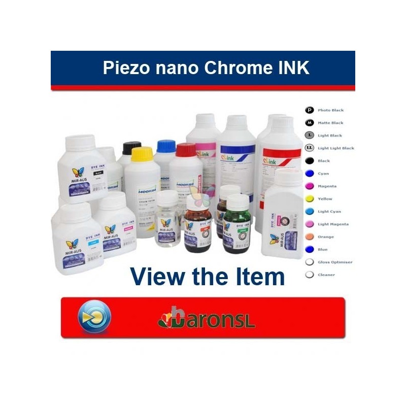 Piezo nano Chrome INK ( BaronSL ) for Epson Printers