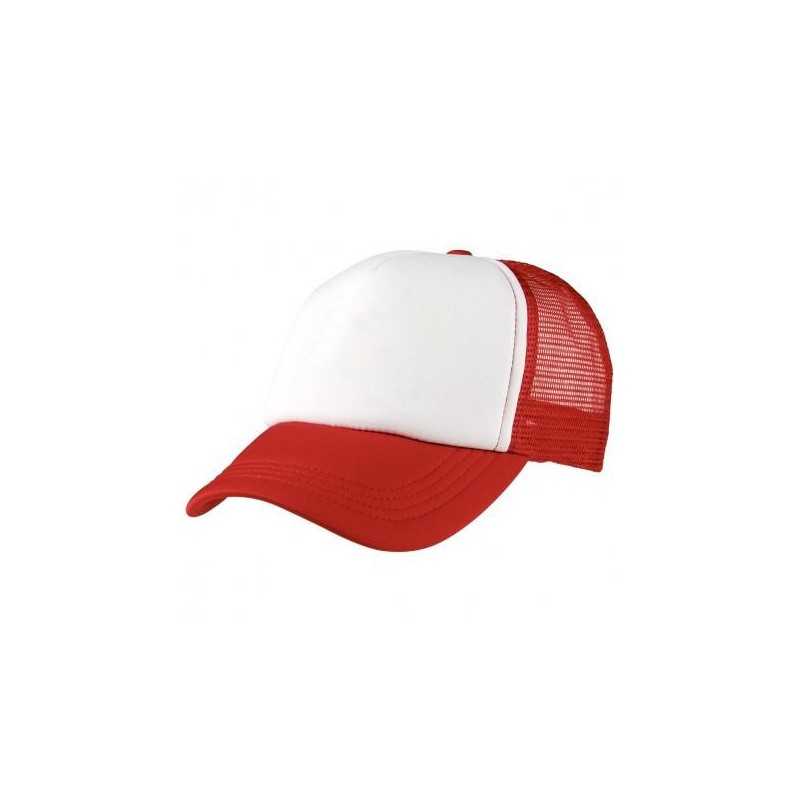 Unisex Trucker Foam Cap Mesh Snapback Baseball Hat Plain Visor Adjustable