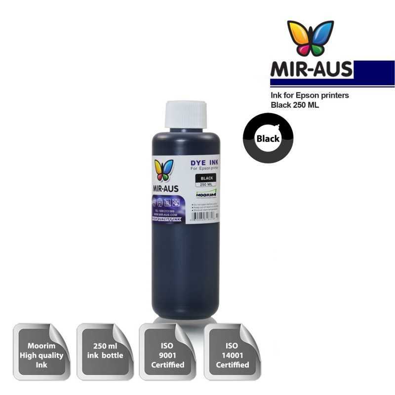 Black refillable ink 250ml for Epson printers ET-M1100 & ET-M1120