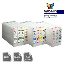 Refillable ink cartridges for Epson Stylus Pro 4900