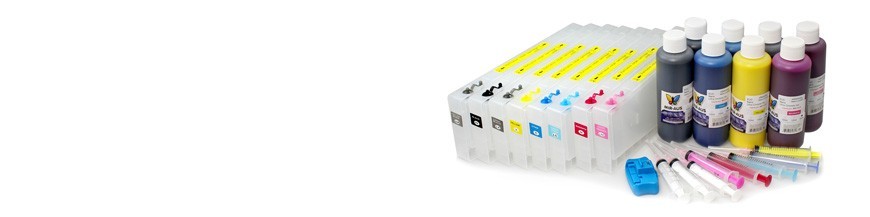 Refillable cartridges use for Epson Pro 4800