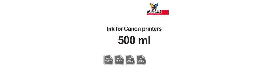 ﻿Refillable ink 500ml bottle for Canon printers