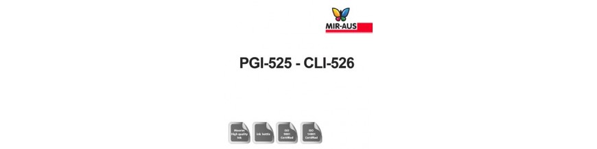 Refillable ink 100 ml cartridge code : PGI-525 CLI-526