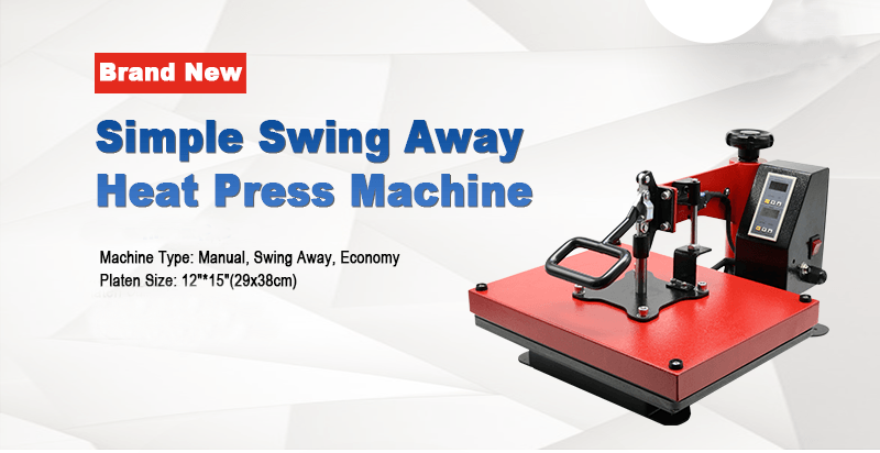 Simple Swing Away Heat Press Machine