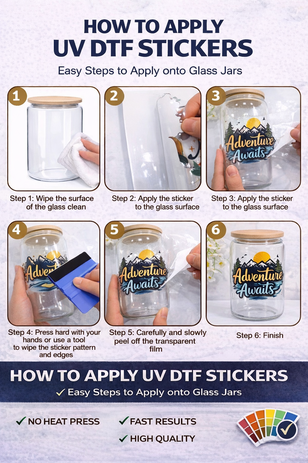 DTF UV Transfer Sticker