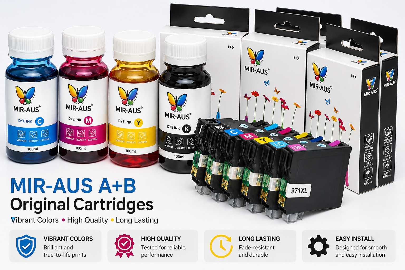 A+B Refillable Cartridges