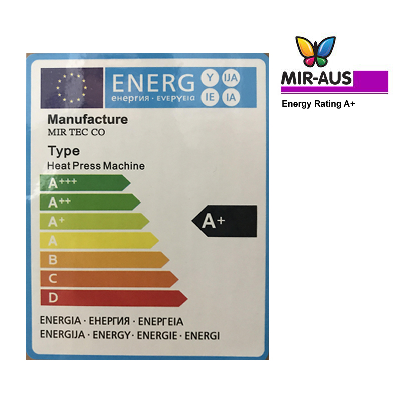 mir heat press energy rating